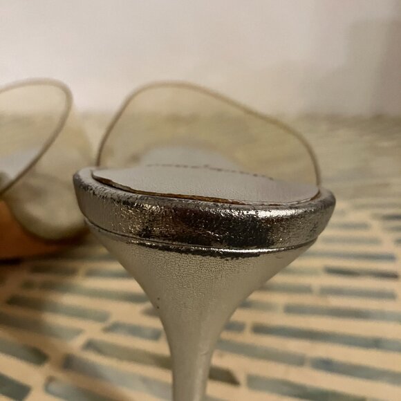 Black Suede Studio PVC Mule - Picture 7 of 10